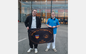 Paul 3ème à l’arbalète,
Raphaël 20ème au Pistolet
Bravo à tous les deux