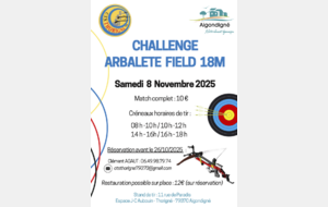Challenge Arbalète Field 18M - THORIGNE